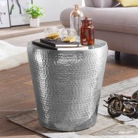 FineBuy Beistelltisch rund 41 cm Metall - Orientalischer Design Wohnzimmertisch Aluminium - Hammerschlag Alu kleiner Couchtisch - Dekotisch | Farbe: Silber Unkategorisiert online kaufen FineBuy Beistelltisch rund 41 cm Metall - Orientalischer Design Wohnzimmertisch Aluminium - Hammerschlag Alu kleiner Couchtisch - Dekotisch | Farbe: Silber Unkategorisiert online kaufen