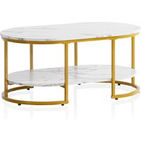 FineBuy Couchtisch 100x60x45 cm Marmor Optik, Design Wohnzimmertisch Rechteckig, Lounge Sofatisch mit Ablage, Kaffeetisch Modern mit goldenem Metallgestell | Farbe: Weiß Unkategorisiert online kaufen FineBuy Couchtisch 100x60x45 cm Marmor Optik, Design Wohnzimmertisch Rechteckig, Lounge Sofatisch mit Ablage, Kaffeetisch Modern mit goldenem Metallgestell | Farbe: Weiß Unkategorisiert online kaufen