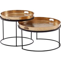 FineBuy Couchtisch 2er Set Metall Hammerschlag Satztisch Rund, Sofatisch abnehmbares Tablett, Tabletttisch Sofa 2 teilig Modern, Runder Beistelltisch | Farbe: Gold Unkategorisiert online kaufen FineBuy Couchtisch 2er Set Metall Hammerschlag Satztisch Rund, Sofatisch abnehmbares Tablett, Tabletttisch Sofa 2 teilig Modern, Runder Beistelltisch | Farbe: Gold Unkategorisiert online kaufen