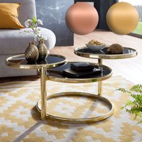 FineBuy Couchtisch mit 3 Tischplatten 58 x 43 x 58 cm, Beistelltisch rund, Design Wohnzimmertisch Glas / Metall, Designer Glastisch Sofatisch modern, Kleiner Loungetisch | Farbe: Gold Unkategorisiert online kaufen FineBuy Couchtisch mit 3 Tischplatten 58 x 43 x 58 cm, Beistelltisch rund, Design Wohnzimmertisch Glas / Metall, Designer Glastisch Sofatisch modern, Kleiner Loungetisch | Farbe: Gold Unkategorisiert online kaufen