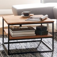 FineBuy Couchtisch quadratisch 60x60 cm Akazie Massivholz · Wohnzimmertisch mit Metallgestell & 2 Ablageflächen · Handgefertigt & lackiert im Industrial Design | Farbe: Braun Unkategorisiert online kaufen FineBuy Couchtisch quadratisch 60x60 cm Akazie Massivholz · Wohnzimmertisch mit Metallgestell & 2 Ablageflächen · Handgefertigt & lackiert im Industrial Design | Farbe: Braun Unkategorisiert online kaufen