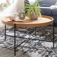 FineBuy Couchtisch Rund 80cm Skandinavisches Design Eiche – Moderner Wohnzimmertisch mit schwarzem Kreuzgestell – runder Sofatisch für Wohnzimmer MDF Holz & Metall | Farbe: Braun Unkategorisiert online kaufen FineBuy Couchtisch Rund 80cm Skandinavisches Design Eiche – Moderner Wohnzimmertisch mit schwarzem Kreuzgestell – runder Sofatisch für Wohnzimmer MDF Holz & Metall | Farbe: Braun Unkategorisiert online kaufen