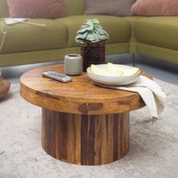 FineBuy Couchtisch Sheesham Massivholz rund Ø 60 cm, Höhe 30 cm – Wohnzimmertisch im Monolith/Drum Design mit Säulenfuß – Handgefertigter Echtholz Tisch modern & stabil | Farbe: Braun Unkategorisiert online kaufen FineBuy Couchtisch Sheesham Massivholz rund Ø 60 cm, Höhe 30 cm – Wohnzimmertisch im Monolith/Drum Design mit Säulenfuß – Handgefertigter Echtholz Tisch modern & stabil | Farbe: Braun Unkategorisiert online kaufen