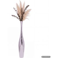 FineBuy Deko-Vase Design Aluminium-Dekoration Wohndeko modern Blumenvase Farbe silber Tischdeko Designvase Tischvase | Farbe: Silber Unkategorisiert online kaufen