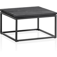 FineBuy Design Couchtisch Mango Massivholz schwarz · Wohnzimmertisch mit Metallgestell · moderner Massivholztisch im Industrial Stil | Farbe: Schwarz Unkategorisiert online kaufen