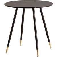 FineBuy Esszimmertisch 75x75x76 cm Marmor-Optik Esstisch Modern, Küchentisch mit Metallbeinen, Kleiner Speisetisch Esszimmer Rund | Farbe: Weiß Unkategorisiert online kaufen