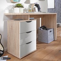 FineBuy Schreibtisch MASSA 120 x 76 x 53 cm mit 3 Schubladen in Sonoma Weiß, Computertisch modern für Jugendliche, Laptoptisch platzsparend mit Ablage | Farbe: Grau Unkategorisiert online kaufen FineBuy Schreibtisch MASSA 120 x 76 x 53 cm mit 3 Schubladen in Sonoma Weiß, Computertisch modern für Jugendliche, Laptoptisch platzsparend mit Ablage | Farbe: Grau Unkategorisiert online kaufen
