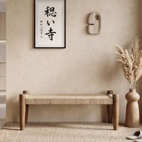 FineBuy Sitzbank 120cm Jute Mango Massivholz Braun - Flurbank Holzbank Eingangsbereich - Bettbank Dielenbank für den Flur - Schlafzimmer Belastbar bis 200 kg Handmade | Farbe: Beige Unkategorisiert online kaufen FineBuy Sitzbank 120cm Jute Mango Massivholz Braun - Flurbank Holzbank Eingangsbereich - Bettbank Dielenbank für den Flur - Schlafzimmer Belastbar bis 200 kg Handmade | Farbe: Beige Unkategorisiert online kaufen