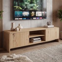 FineBuy TV Lowboard 155cm Eiche Dekor - Moderner Fernsehschrank mit 2 Türen und Ablage - Stilvolle Fernsehkommode TV Kommode - Elegante TV Anrichte fürs Wohnzimmer | Farbe: Braun Unkategorisiert online kaufen FineBuy TV Lowboard 155cm Eiche Dekor - Moderner Fernsehschrank mit 2 Türen und Ablage - Stilvolle Fernsehkommode TV Kommode - Elegante TV Anrichte fürs Wohnzimmer | Farbe: Braun Unkategorisiert online kaufen