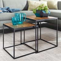 FineBuy Wohnzimmertisch 2er Set Mango Massivholz / Metall Beistelltisch Eckig, Design Beistelltisch Industrial, Sofatisch Couchtisch Quadratisch, Tischset 2-teilig Satztisch | Farbe: Braun Unkategorisiert online kaufen FineBuy Wohnzimmertisch 2er Set Mango Massivholz / Metall Beistelltisch Eckig, Design Beistelltisch Industrial, Sofatisch Couchtisch Quadratisch, Tischset 2-teilig Satztisch | Farbe: Braun Unkategorisiert online kaufen