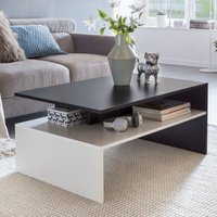FineBuy Wohnzimmertisch 90 x 43 x 60 cm mit Ablage Holz Schwarz / Weiß, Design Wohnzimmer Couchtisch Zweiteilig mit Stauraum, Sofatisch Eckig Kaffeetisch Modern, Loungetisch Groß & Hoch | Farbe: Weiß Unkategorisiert online kaufen FineBuy Wohnzimmertisch 90 x 43 x 60 cm mit Ablage Holz Schwarz / Weiß, Design Wohnzimmer Couchtisch Zweiteilig mit Stauraum, Sofatisch Eckig Kaffeetisch Modern, Loungetisch Groß & Hoch | Farbe: Weiß Unkategorisiert online kaufen
