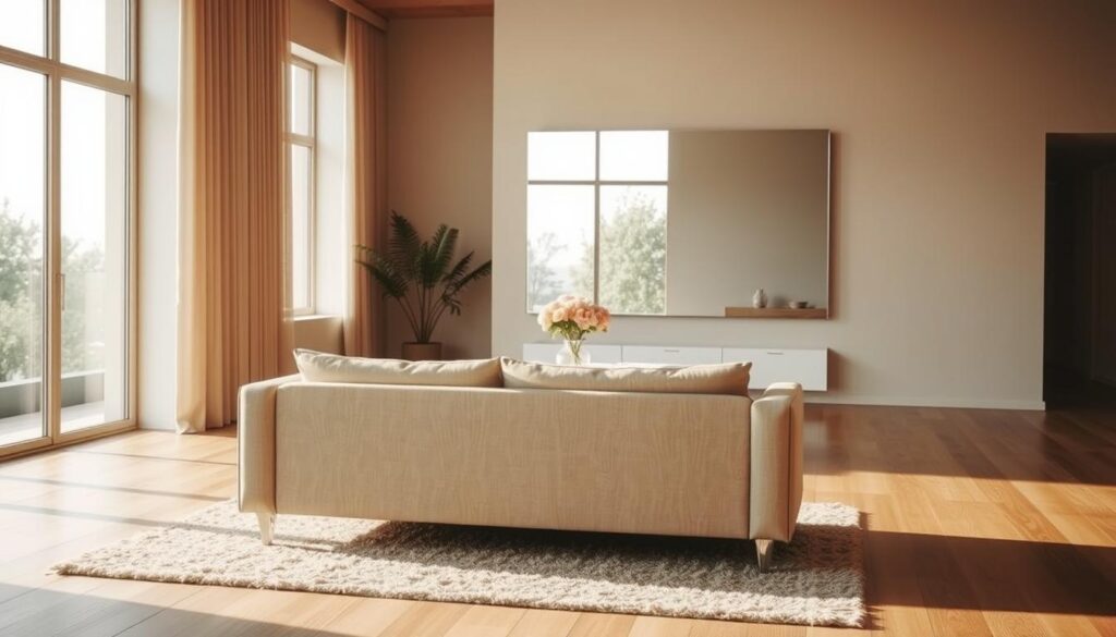 Minimalistisches Wohnzimmer Design