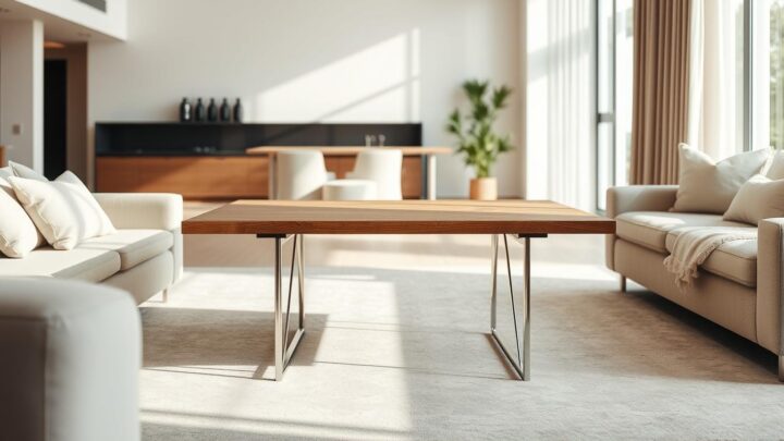 Moderner Wohnzimmer Tisch – Stilvolle Einrichtungsideen