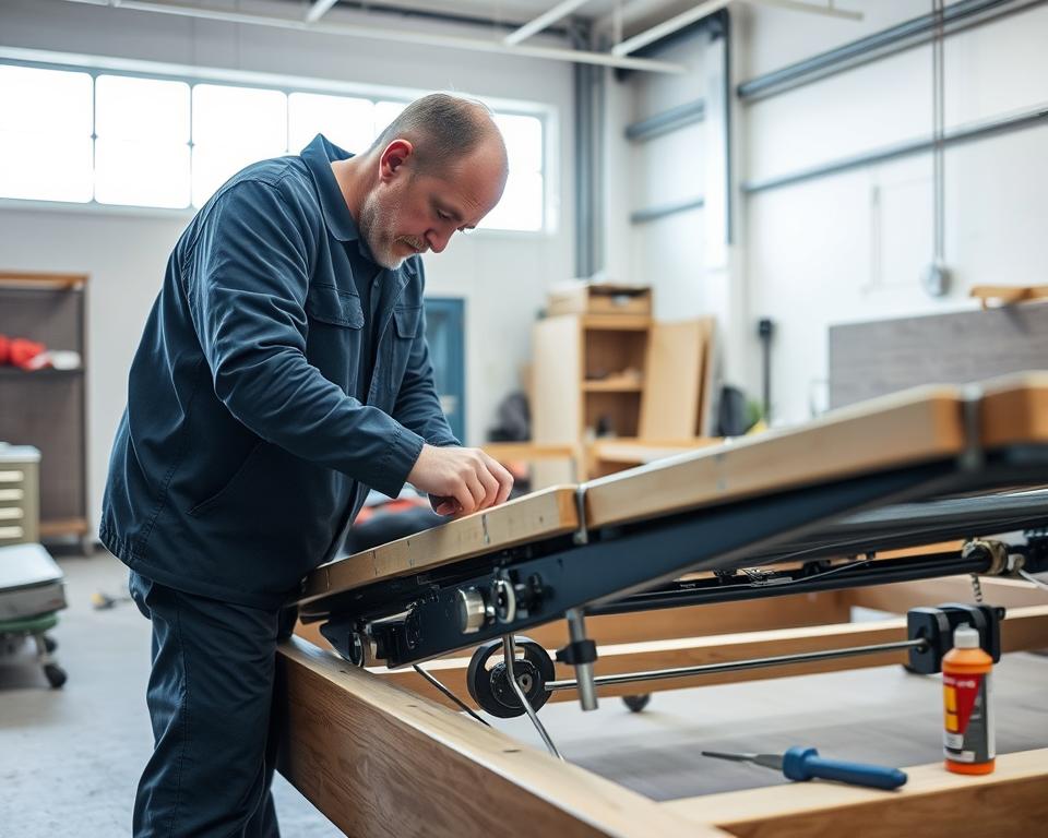 Professionelle Bettreparatur Methoden