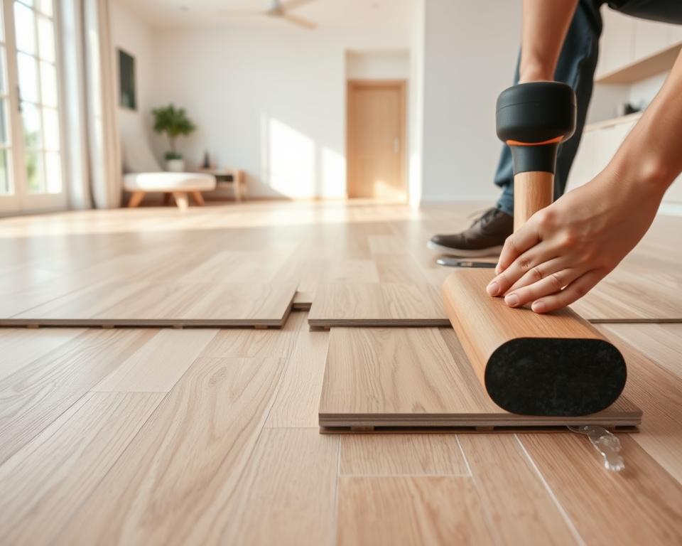 Vinylboden Verlegetechniken