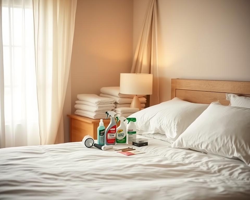 Vorbereitung Bettwanzenbekämpfung