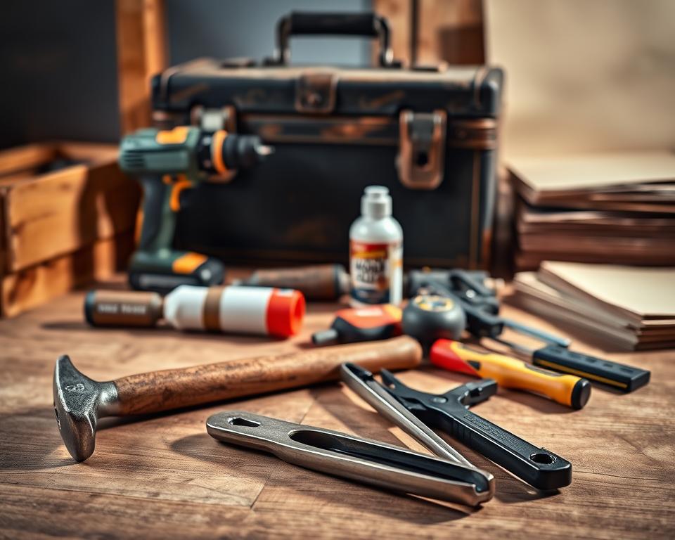 Werkzeuge Bettreparatur