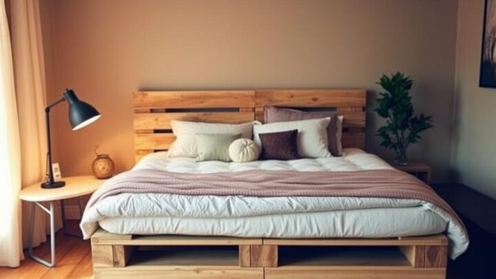 Palettenbett selber bauen – DIY Anleitung für zuhause