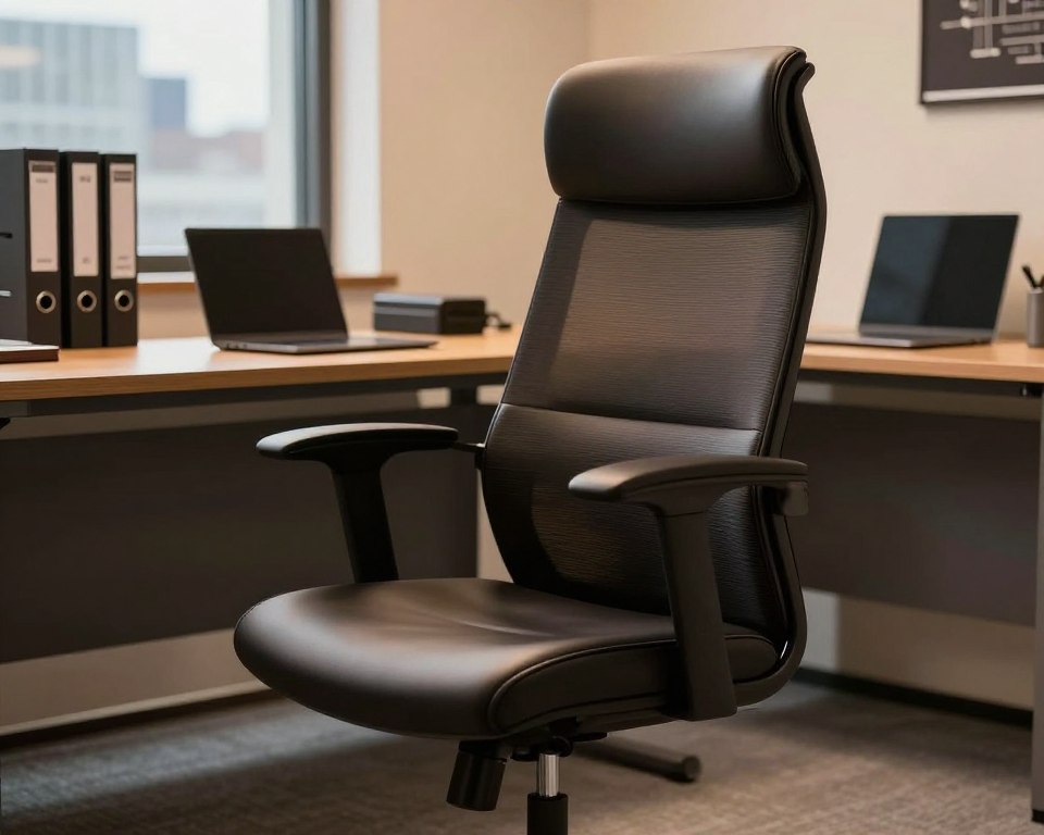 Ergonomischer Bürostuhl für Detektei